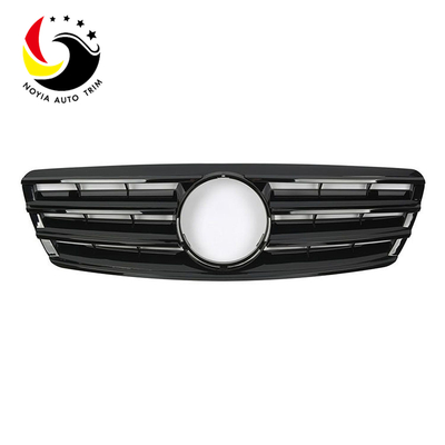 Benz C Class W203 AMG Style 00-06 Gloss Black 2-Fin Front Grille