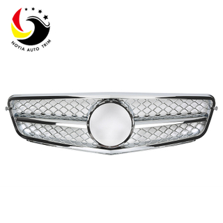 Benz C Class W204 C63 Style 07-14 Chrome 1-Fin Front Grille