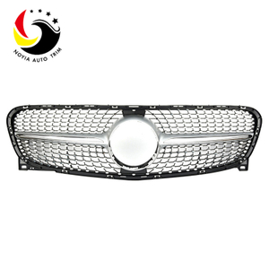 Benz GLA Class X156 Diamonds 15-IN Silver Front Grille
