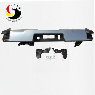 Chrome Rear Bumper W/ Conner Steps For 2014-2018 Chevy Silverado GMC Sierra 1500