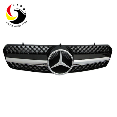 Benz E Class W215 AMG Style 00-06 Gloss Black 1-Fin Front Grille