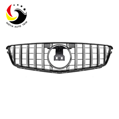 Benz C Class W204 GTR Style 08-14 Chrome Silver Front Grille
