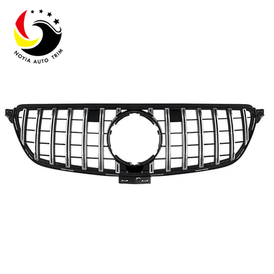 Benz GLE Class W166 15-IN GTR Style Chrome Silver Front Grille