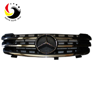 Benz ML Class W164 AMG Style 06-08 Chrome Black 3-Fin Front Grille