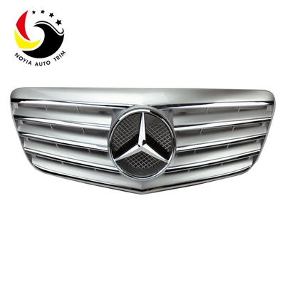 Benz E Class W211 Sport Style 07-09 Silver Front Grille
