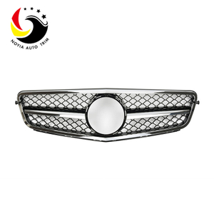 Benz C Class W204 C63 Style 07-14 Chrome Black 1-Fin Front Grille