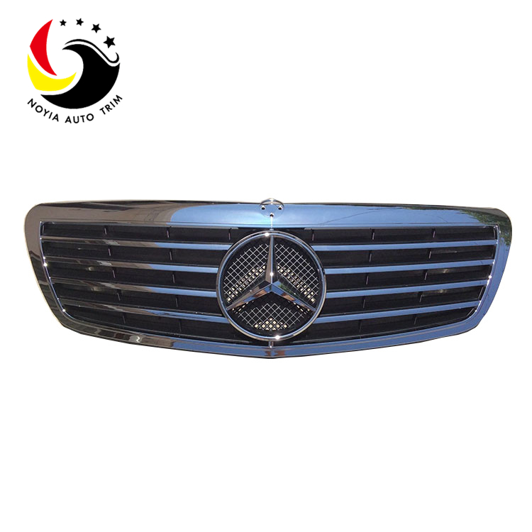 Benz S Class W221 Sport Style 06-07 Chrome Black Front Grille