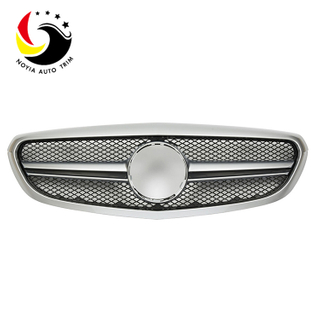 Benz C Class W205 C63 Style 15-IN Silver Front Grille
