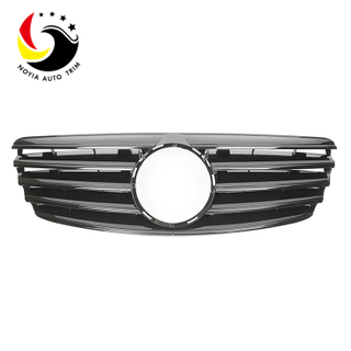 Benz E Class W211 Sport Style 03-06 Gloss Black Front Grille
