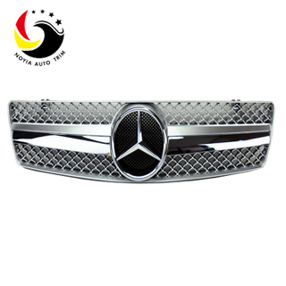Benz SL Class W129 AMG Style 90-02 Chrome Silver 1-Fin Front Grille