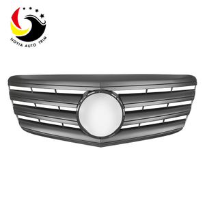 Benz E Class W211 AMG Style 07-09 Matte Black 2-Fin Front Grille