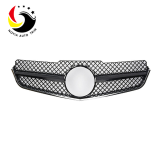 Benz E Class W207 AMG Style 10-13 Gloss Black 1-Fin Front Grille