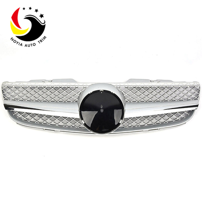 Benz SL Class R230 AMG Style 07-09 Silver 1-Fin Front Grille
